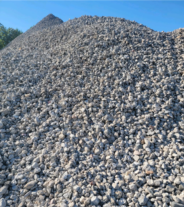 Pile of Crushed Concrete